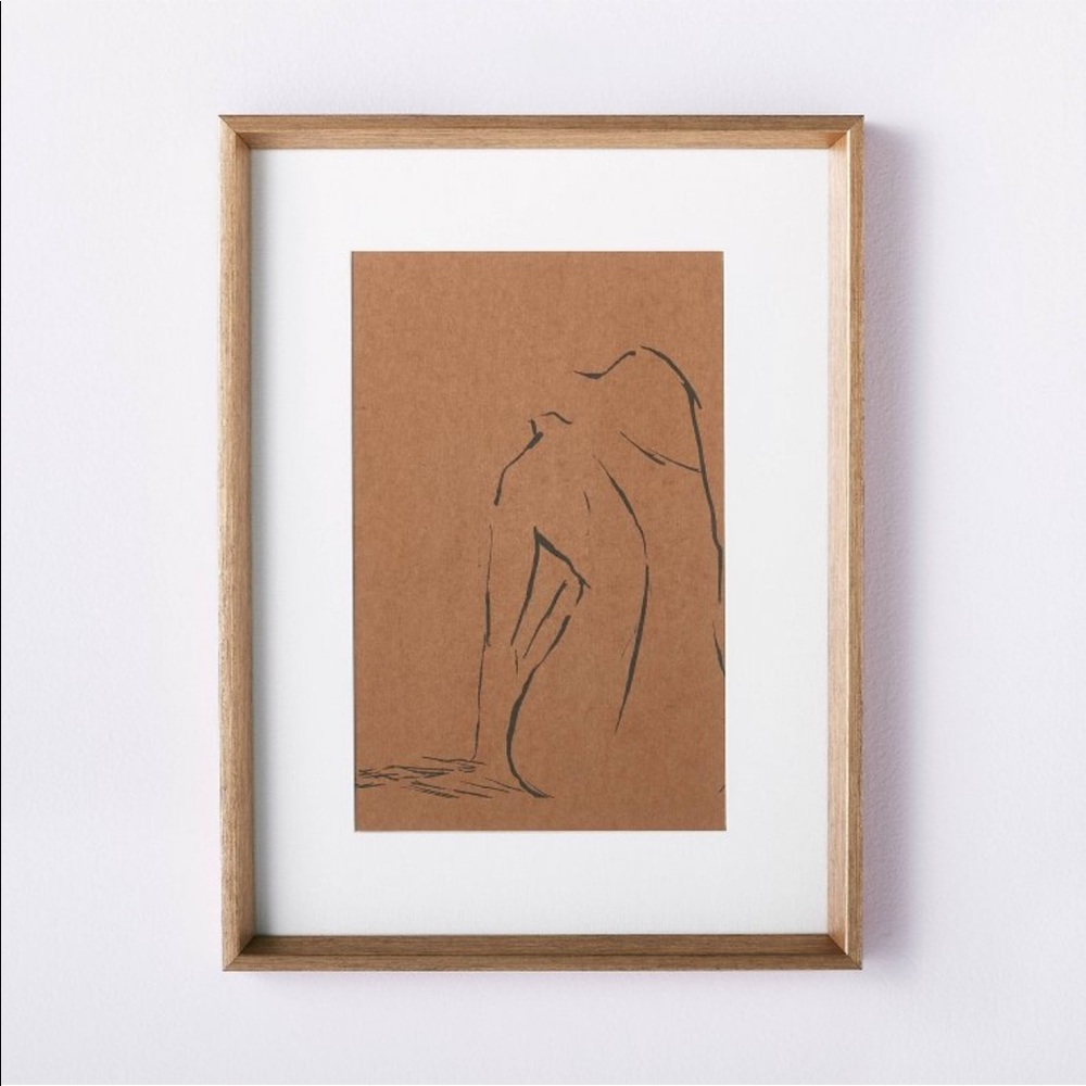 Studio McGee 12” x 16” Woman Figural Framed Art
